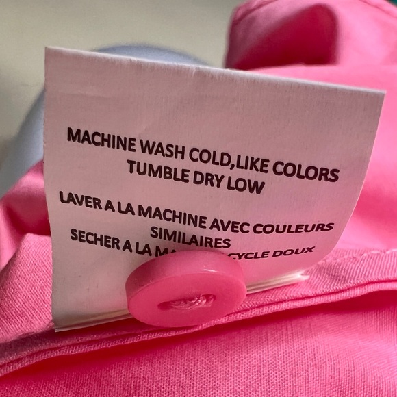 HD IN PARIS / ANTHROPOLOGIE Pink Ruffled Poplin Top - Sz XS - Picture 10 of 10